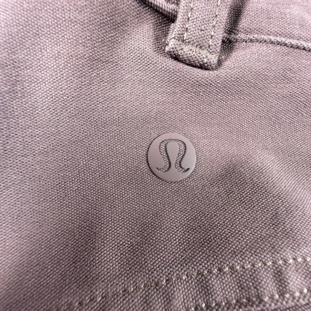Lululemon City Sleek 5 Pocket Wide Leg Pants Mauve Plum Size 30 High Rise Tech - Picture 13 of 13
